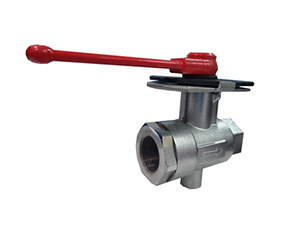 In-Line Exhaust Ball Valve with Lockable Handle
