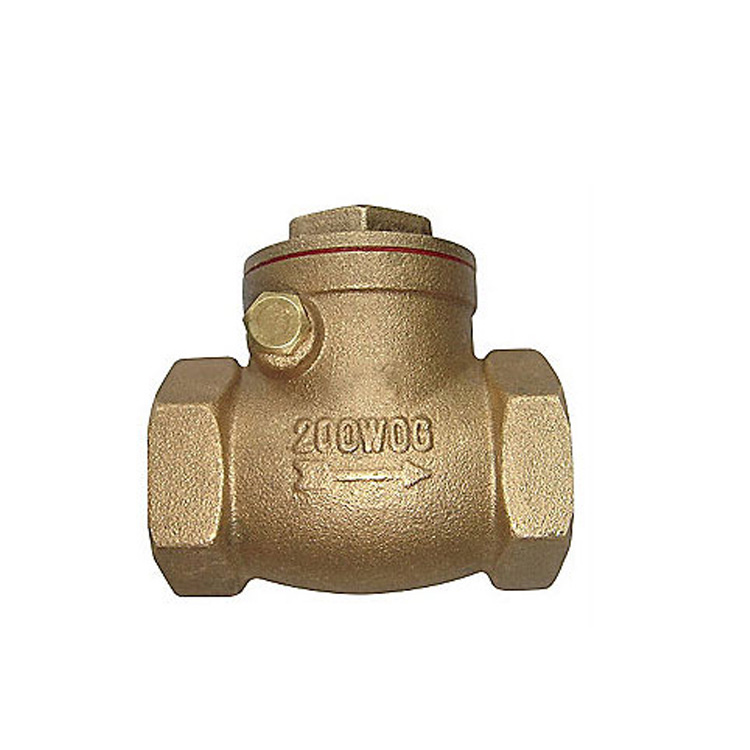 hot cold or oil Swing Check Valve 100°C 3/4''  BSP Brass 1/2" 16 Bar 